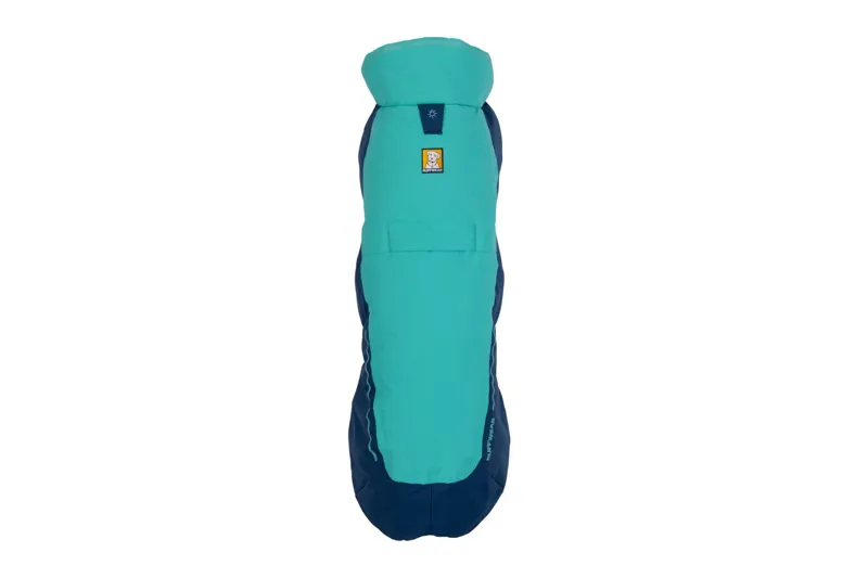 Ruffwear Vert Dog Jacket in Aurora Teal-7